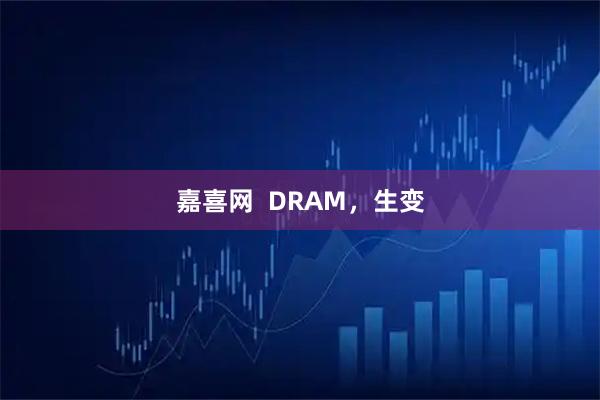 嘉喜网  DRAM，生变