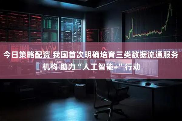 今日策略配资 我国首次明确培育三类数据流通服务机构 助力“人工智能+”行动